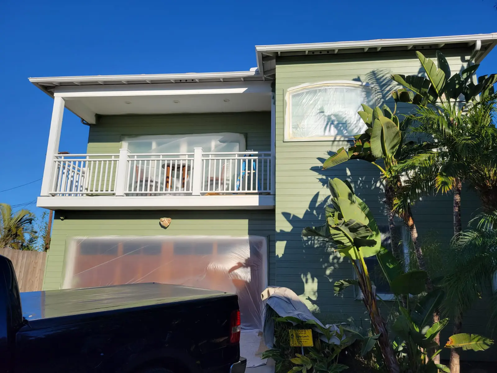 Finished residential exterior